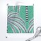 Tropical Palm Fronds Jade Green Large Scale Coastal Botanical Custom Printed Fabric by Spoonflower Various Fabrics by the Yard or Fat Quarter